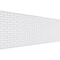 Ekena Millwork Set of Four Panels for 94 1/2"W x 36 1/4"H Subway Brick Fretwork Wainscot Wall Paneling WPKP18X01X47SBK - alternate 1
